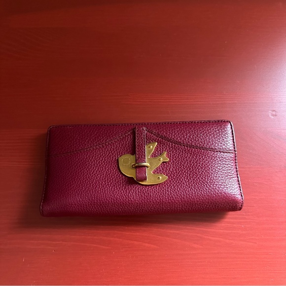 Marc Jacobs Burgundy Leather Wallet - Picture 1 of 3